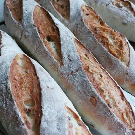 Багет пшеничный с семечками тыквы и подсолнуха, 250 гр.